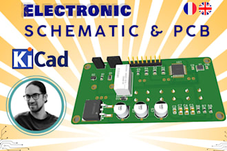 do electronic schematic and pcb design in kicad