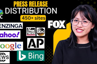 write music press release, distribute music press release