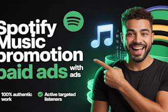 promote spotify music, USA spotify music promotion, spotify playlist marketing