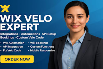 build wix integrations API integrations automations wix bookings wix velo code