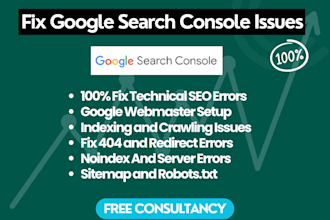 fix google search console issues and page indexing  issue