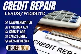 credit repair leads credit repair website business leads google ads sales funnel