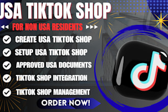 create tiktok shop USA tiktok shop setup tiktok shop manager for non USA