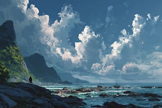 do professional digital painting