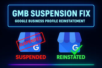 reinstate your gmb fix suspension issues and optimize gbp