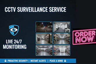 do cctv monitoring service remotely