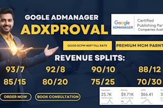 provide fast guaranteed google adx approval ma and mi