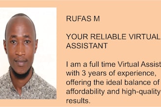 be your expert and trustworthy virtual assistant