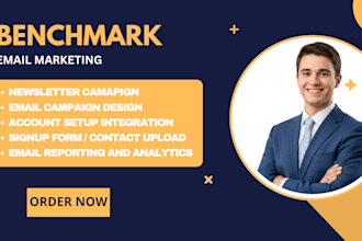 setup benchmark email marketing email campaigns email automation templates