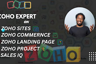build, and optimize your zoho sites, commerce, landing pages
