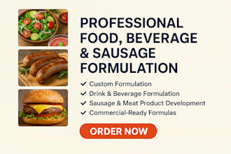 formulate  energy drinks, herbal drinks, and wellness beverages professionally
