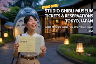 reserve ghibli museum tickets, pokemon cafe, ghibli park in tokyo, osaka, mitaka