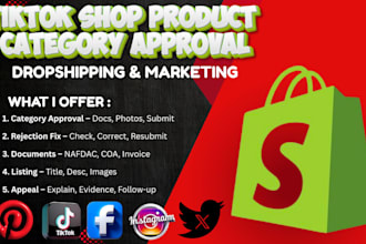 setup tiktok shop fix tik tok shop category approval unlock resticated products