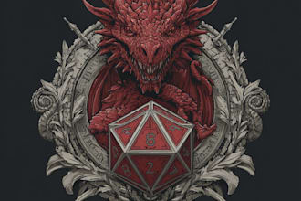 design a fantasy game logo and branding