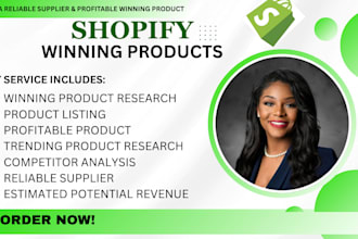research shopify winning product for shopify dropshipping store