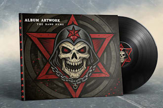 make your metal album cover artwork
