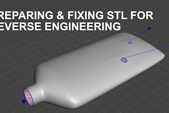 repairing stl fil, stl fixing 3d model errors, optimize stl file for 3d printing