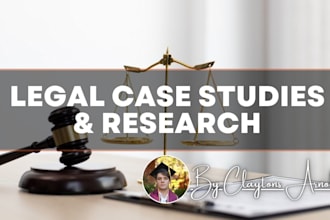 do legal criminology, research, case studies, case briefs