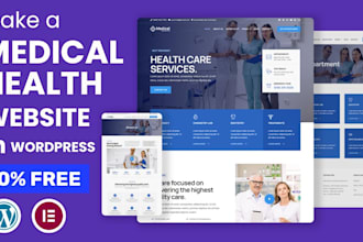 develop pharmacy website medical clinic website doctor dental wordpress website