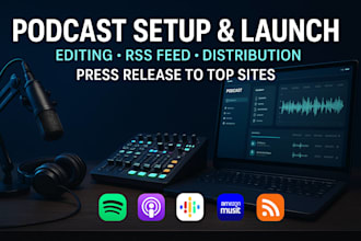 launch, manage, edit, and distribute your podcast professionally