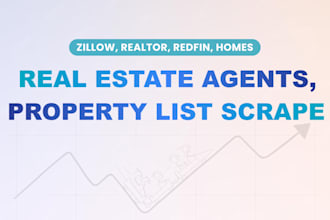 scrape zillow for real estate within 24 hours