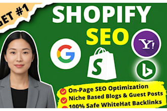 provide shopify, woocommerce, and bigcommerce SEO as an ecommerce expert