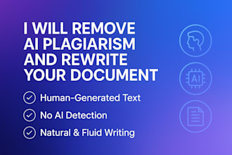 remove ai plagiarism and rewrite your document with real human style