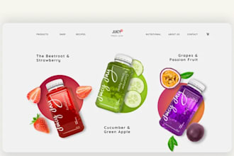 create private label coffee store beverage website juice label shopify website