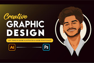 do anything in adobe illustrator and adobe photoshop
