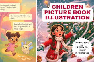 do christian children storybook illustration childrens book illustration