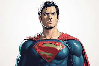 superhero comic book illustration marvel