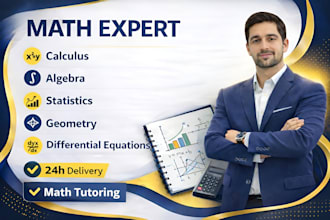 provide maths tutoring for calculus, algebra, statistics and geometry
