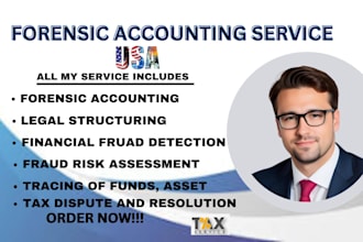 perform forensic accounting and fraud investigation financial audit