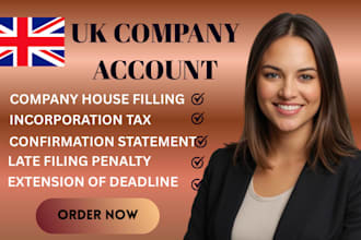 complete uk company accounts hmrc ct600 and companies house filing