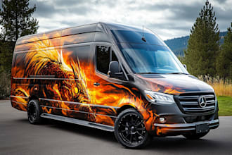 create professional car wrap , vehicle wrap