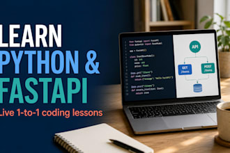 teach you python and fastapi with live coding lessons