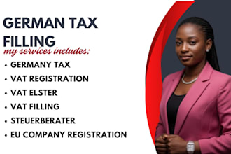 be your german steuerberater for vat filing, elster submission, business set up