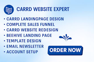 design carrd website landing page carrd portfolio website link in bio design