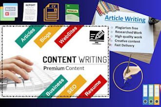 write SEO friendly articles and blogs