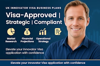 create a UK innovator founder visa business plan and financials