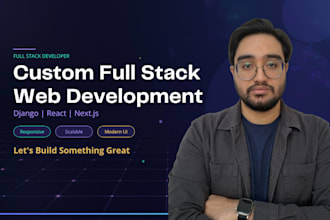 build a custom ecommerce website using django and react nextjs
