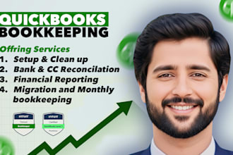do quickbooks online bookkeeping, cleanup, and ecommerce accounting