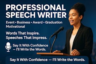 write business motivational speech event business graduation ceremonies speech