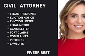 be your lawyer for lease, eviction notice, rent ledger, and rent receipts