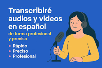 transcribiré audios y videos en español con precisión