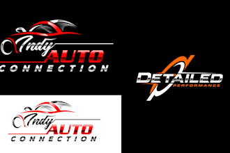 automotive logo design car, garage, racing, detailing auto