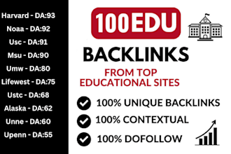 create google indexed education backlinks by manual outreach