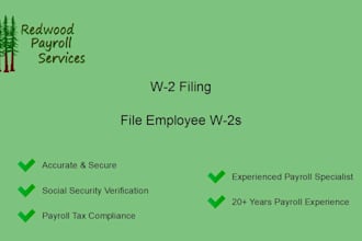 prepare file or correct w2 forms for employees