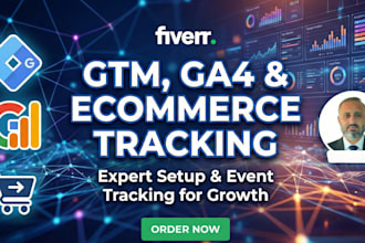 set up or fix GTM, ga4 and ecommerce conversion tracking