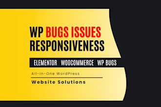 fix elementor issues wordpress bugs errors woocommerce and responsive problems